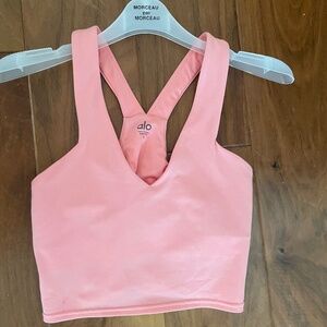 Alo yoga Preowned good condition peach/pink sports bra, S.